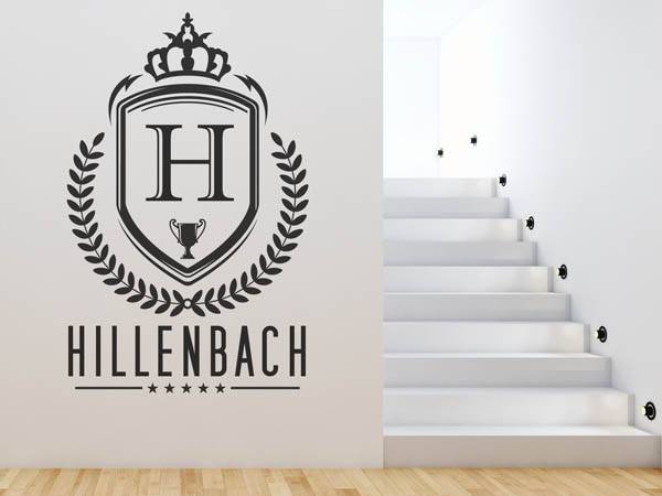 Wandtattoo Hillenbach Wappen