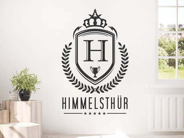 Wandtattoo Himmelsthür Wappen