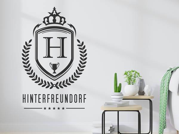 Wandtattoo Hinterfreundorf Wappen