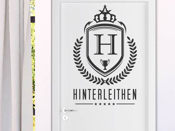 Wandtattoo Hinterleithen Wappen