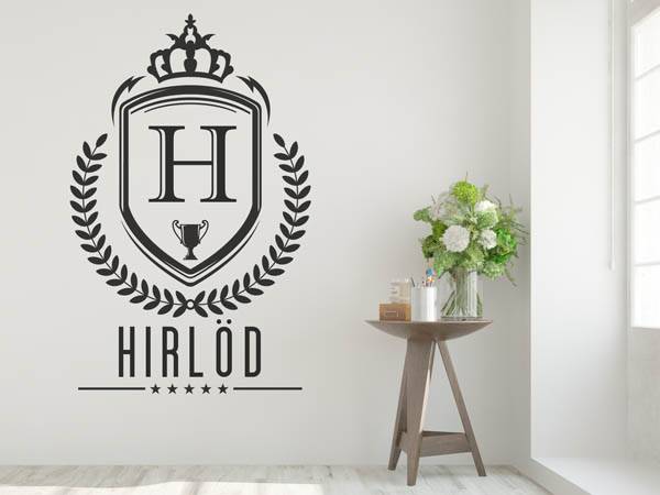 Wandtattoo Hirlöd Wappen