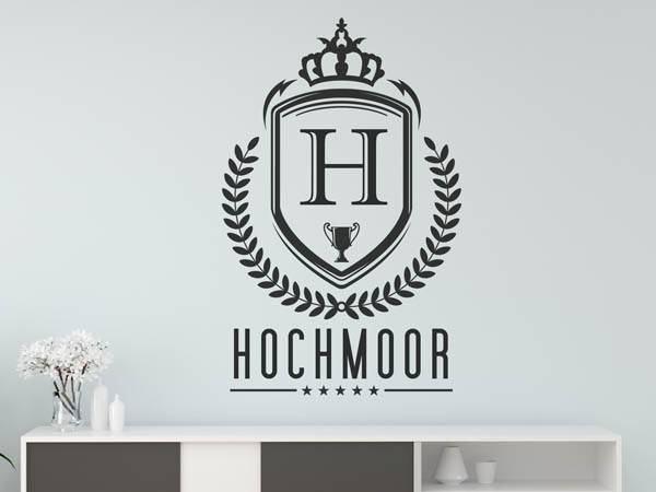 Wandtattoo Hochmoor Wappen