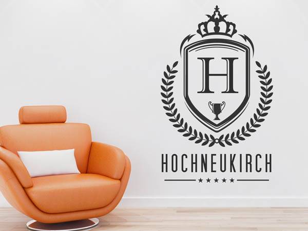 Wandtattoo Hochneukirch Wappen