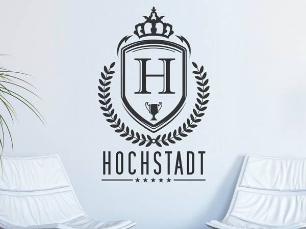 Wandtattoo Hochstadt Wappen