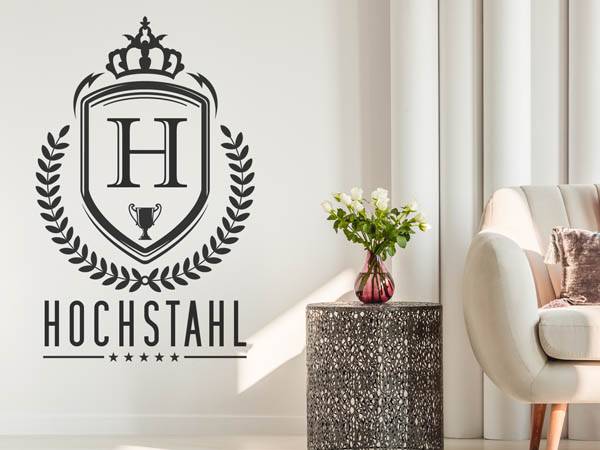 Wandtattoo Hochstahl Wappen