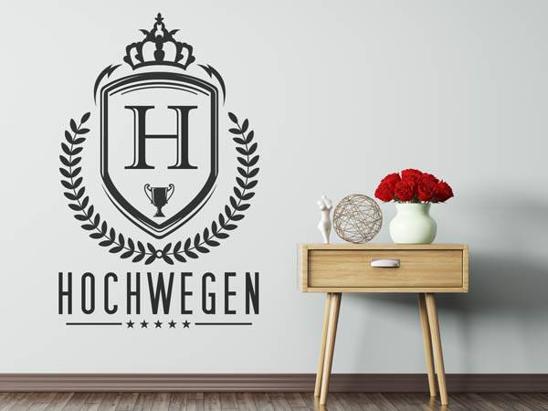 Wandtattoo Hochwegen Wappen