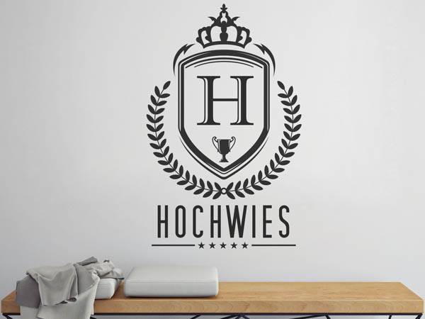 Wandtattoo Hochwies Wappen