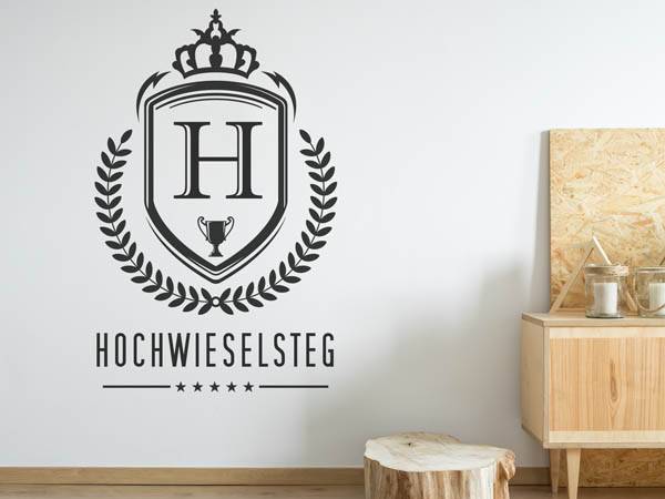 Wandtattoo Hochwieselsteg Wappen