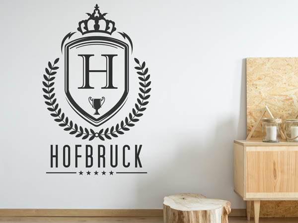Wandtattoo Hofbruck Wappen