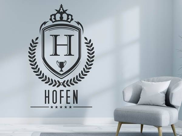 Wandtattoo Hofen Wappen