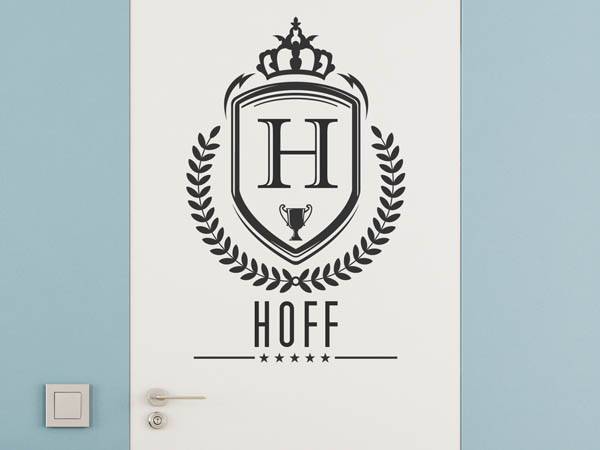 Wandtattoo Hoff Wappen