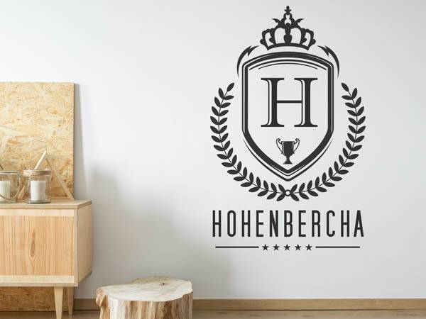 Wandtattoo Hohenbercha Wappen