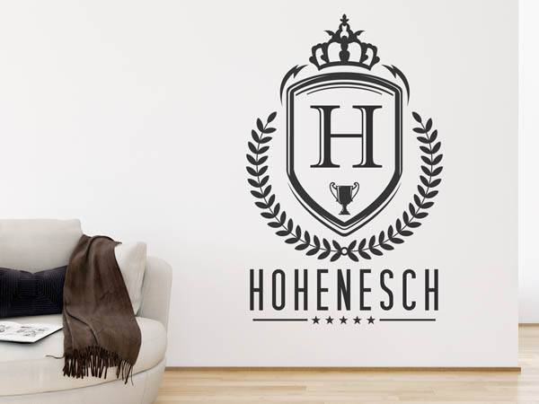 Wandtattoo Hohenesch Wappen