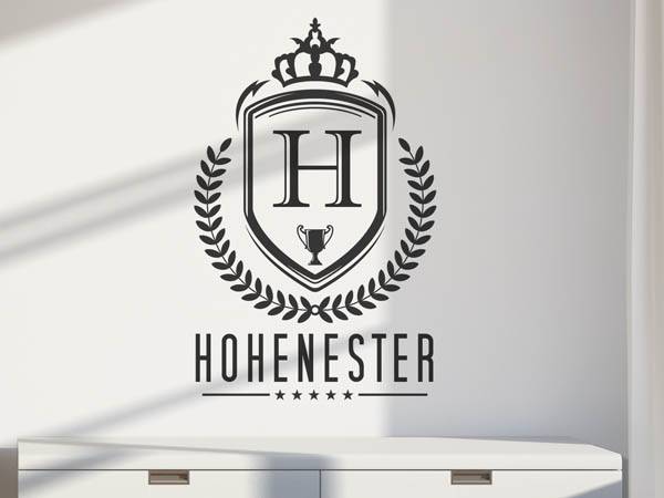Wandtattoo Hohenester Wappen