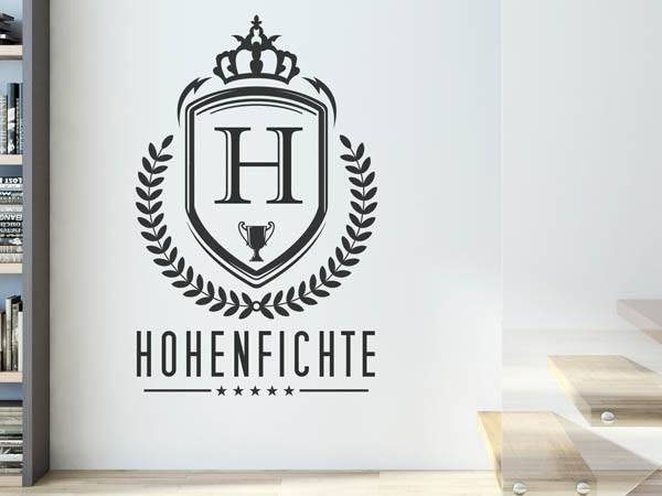 Wandtattoo Hohenfichte Wappen