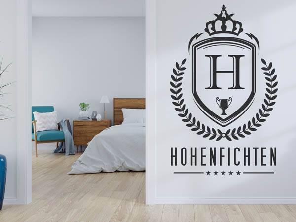 Wandtattoo Hohenfichten Wappen