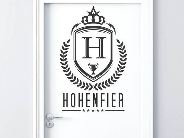 Wandtattoo Hohenfier Wappen