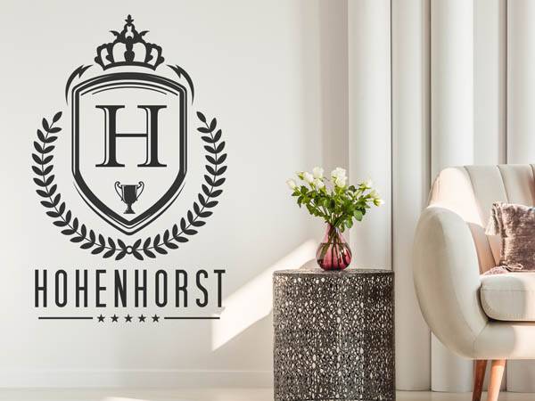 Wandtattoo Hohenhorst Wappen