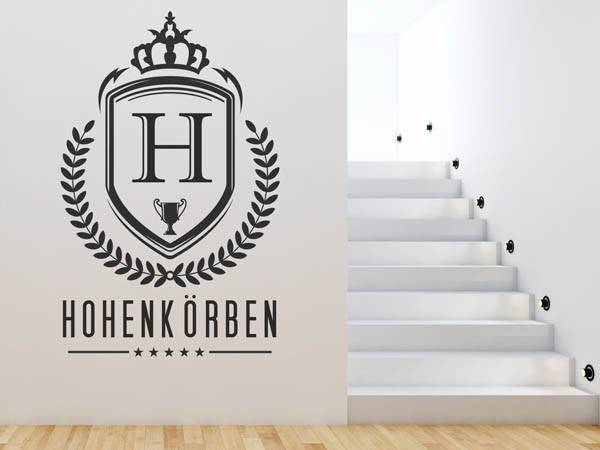 Wandtattoo Hohenkörben Wappen