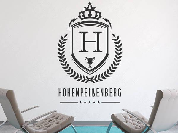 Wandtattoo Hohenpeißenberg Wappen
