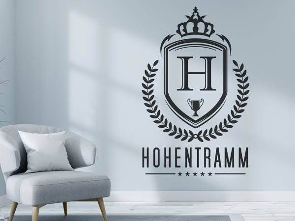 Wandtattoo Hohentramm Wappen