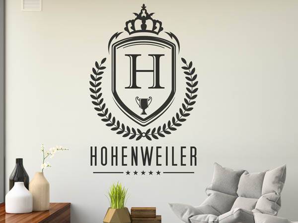 Wandtattoo Hohenweiler Wappen