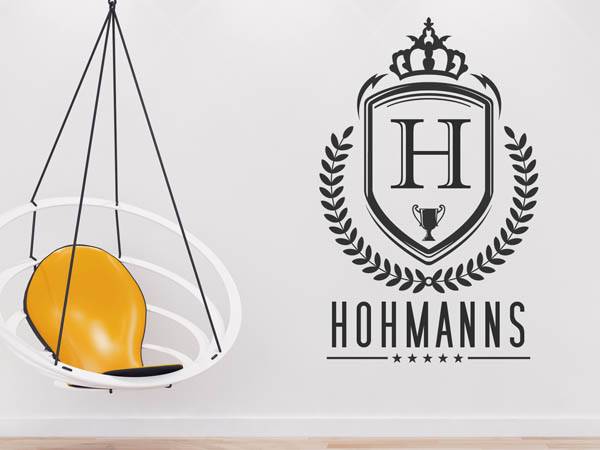 Wandtattoo Hohmanns Wappen