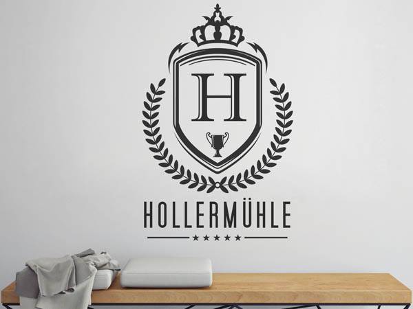 Wandtattoo Hollermühle Wappen
