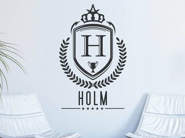 Wandtattoo Holm Wappen