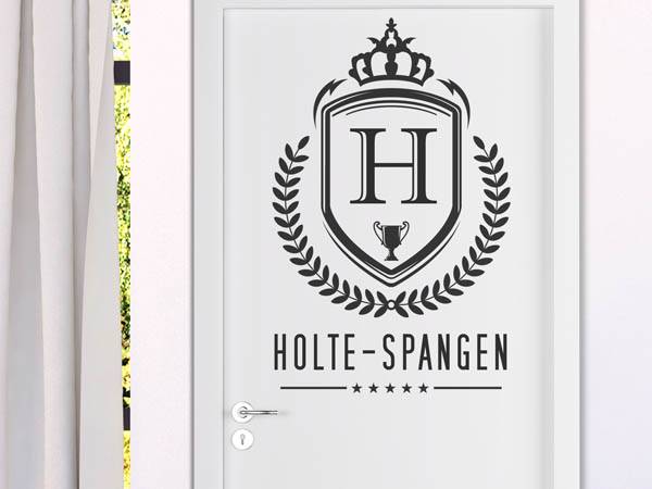 Wandtattoo Holte-Spangen Wappen