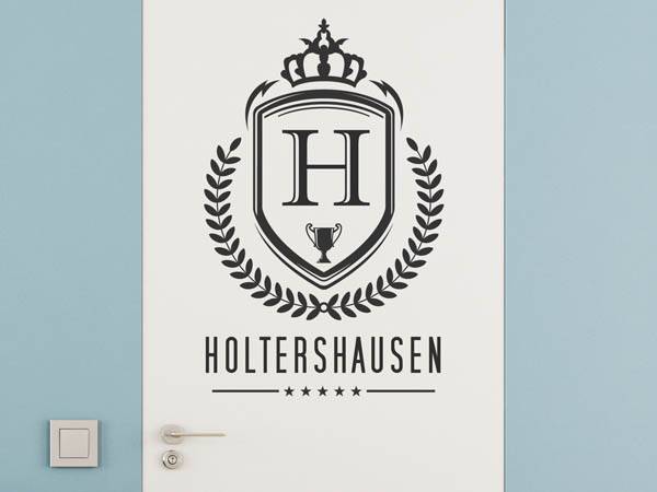 Wandtattoo Holtershausen Wappen