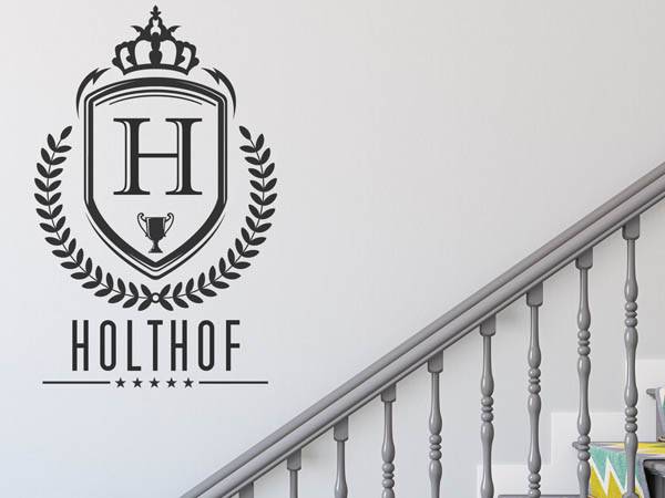 Wandtattoo Holthof Wappen