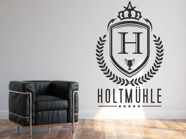 Wandtattoo Holtmühle Wappen