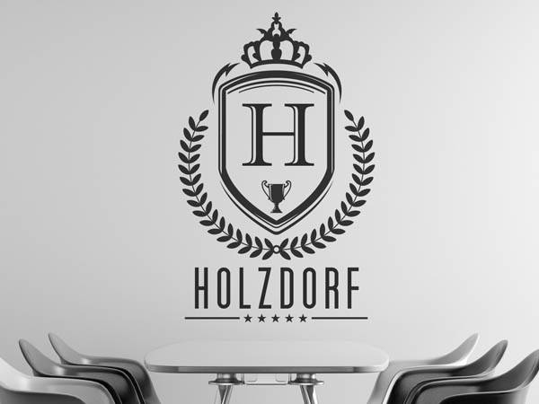 Wandtattoo Holzdorf Wappen