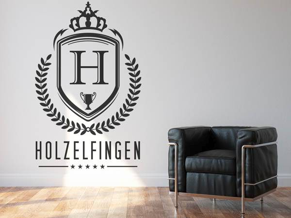 Wandtattoo Holzelfingen Wappen