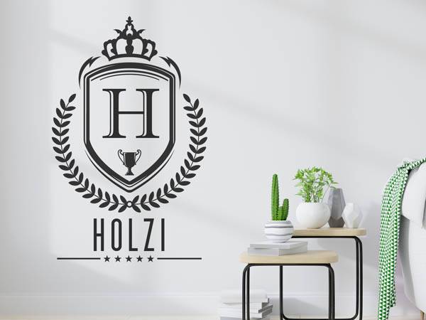 Wandtattoo Holzi Wappen