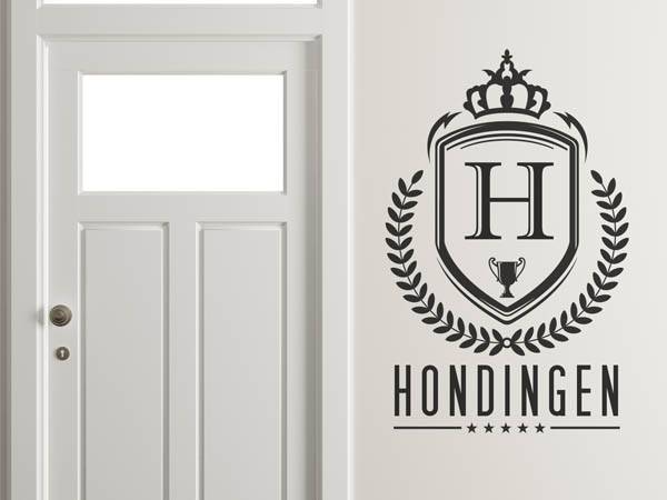 Wandtattoo Hondingen Wappen