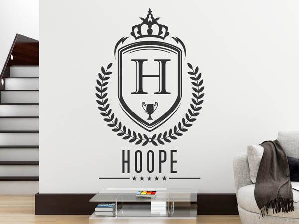 Wandtattoo Hoope Wappen
