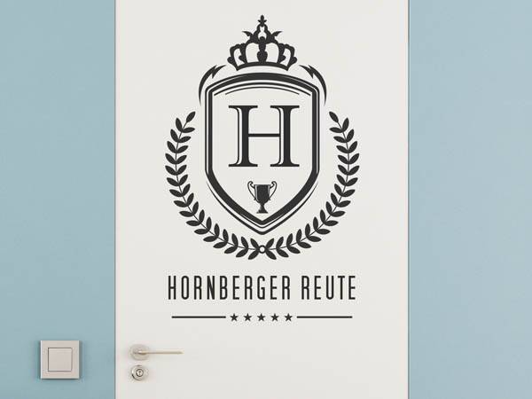 Wandtattoo Hornberger Reute Wappen