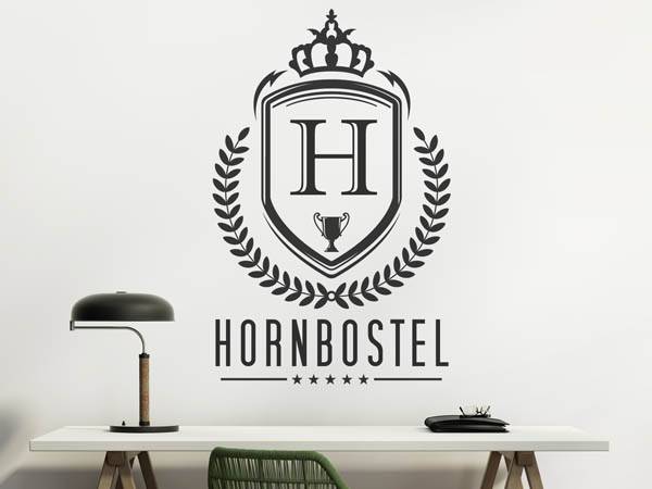 Wandtattoo Hornbostel Wappen