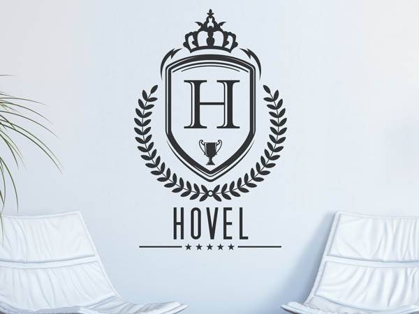 Wandtattoo Hovel Wappen