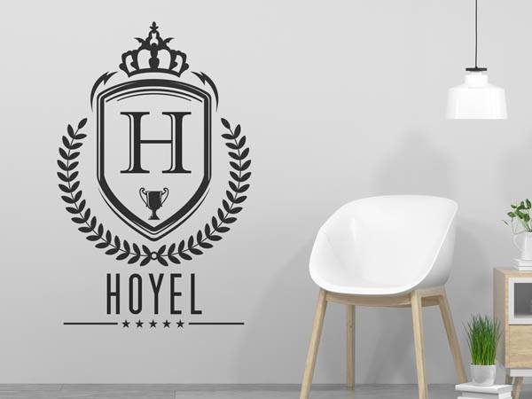 Wandtattoo Hoyel Wappen