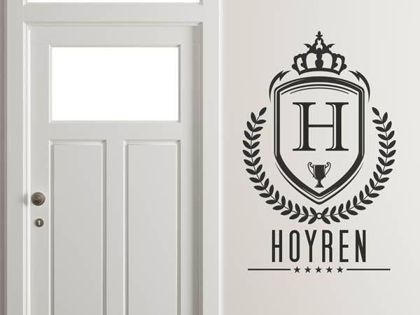 Wandtattoo Hoyren Wappen