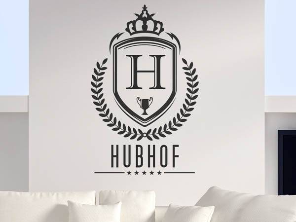 Wandtattoo Hubhof Wappen