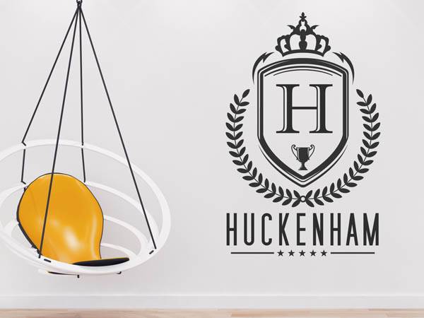 Wandtattoo Huckenham Wappen