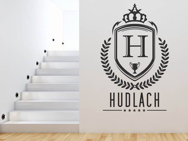Wandtattoo Hudlach Wappen
