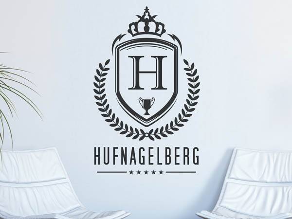Wandtattoo Hufnagelberg Wappen