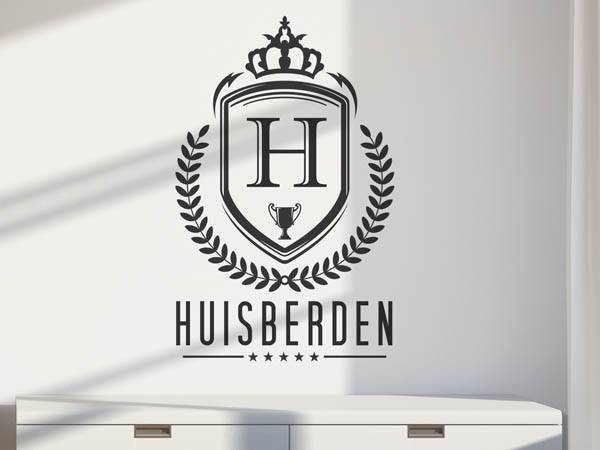 Wandtattoo Huisberden Wappen
