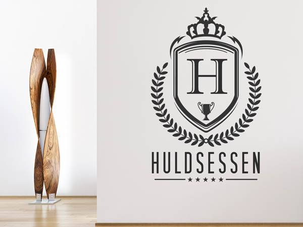 Wandtattoo Huldsessen Wappen