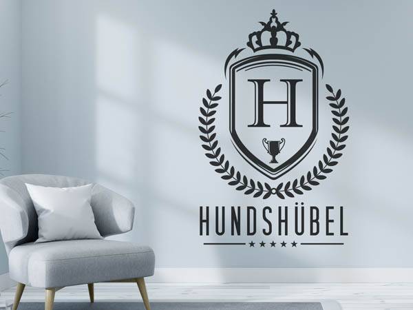 Wandtattoo Hundshübel Wappen